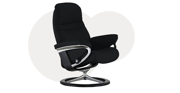 Stressless Sessel Sunrise in schwarz