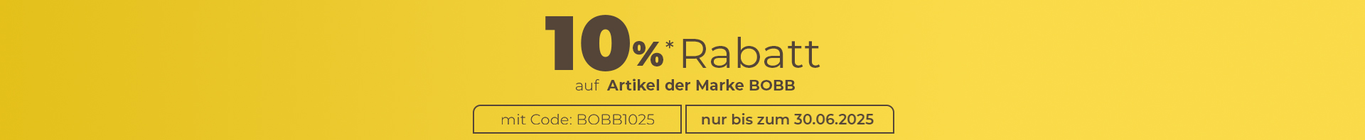 Aktionsbanner mit dem Hinweis 10% auf Ecksofas und Accessoires