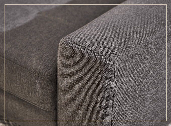 Nahaufname des Stoffes bei der Serie Arissa