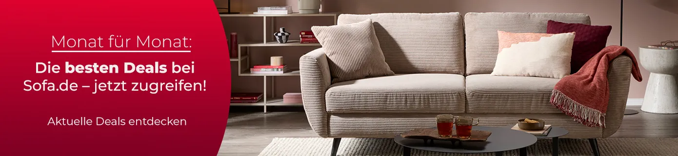 Aktionsbanner mit dem Hinweis Rabatt auf ausgewählte Artikel