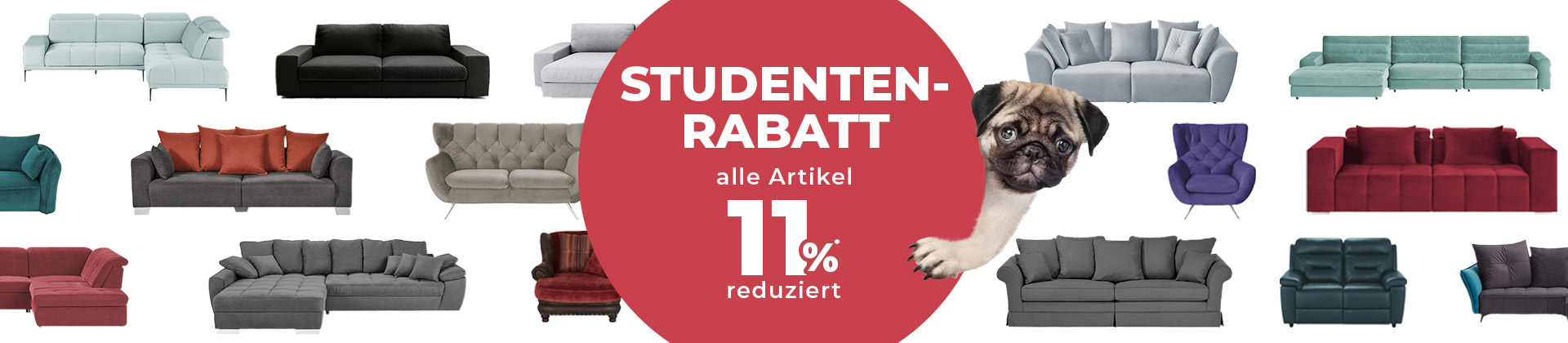 11% Studentenrabatt bei Sofa.de