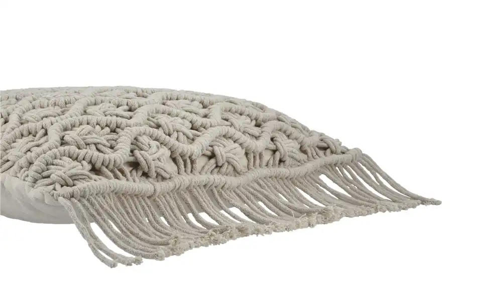 como Kissen Macrameoptik, Perspektive