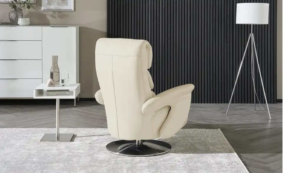 himolla Leder-Relaxsessel 7628 creme - Leder, Rückansicht