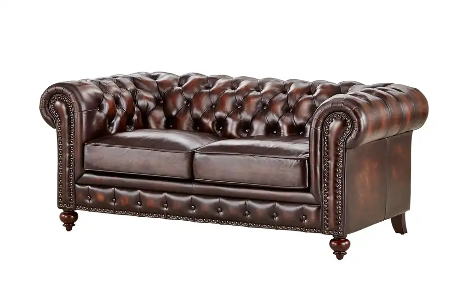 uno Sofa Chesterfield im Vintagelook, Perspektive