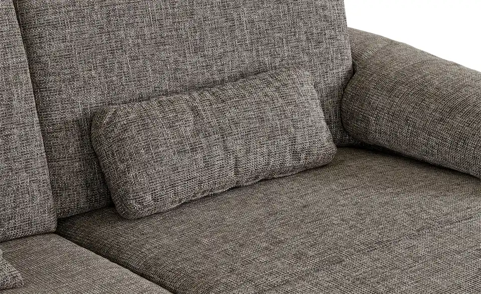 Diva Wohnlandschaft Diva grau - Webstoff, Zierkissen