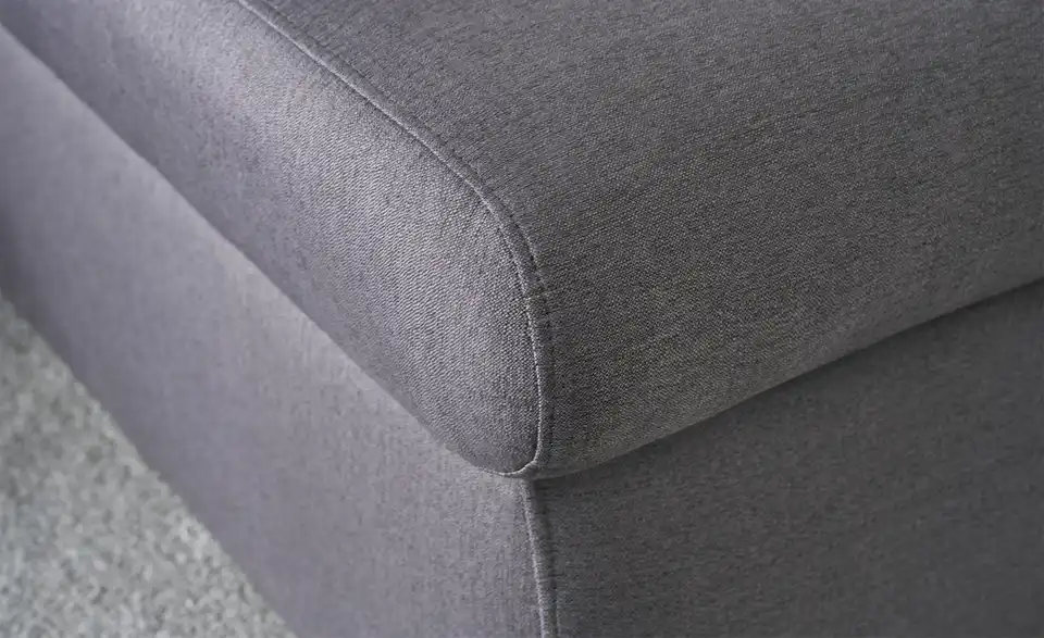 smart Ecksofa Ibby grau - Flachgewebe, Detailansicht