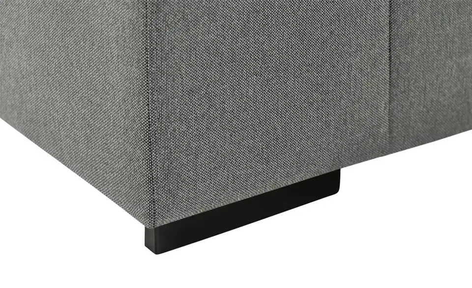 Ecksofa Reneé anthrazit - Webstoff, Detailansicht