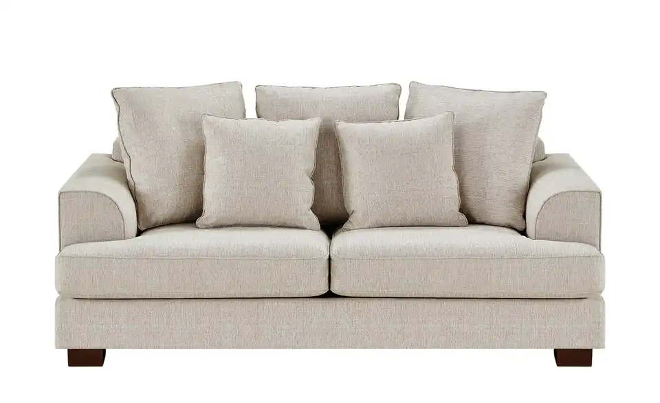 SOHO Sofa braun - Webstoff Franka