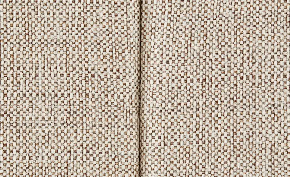 SOHO Sofa Franka braun - Webstoff, Detailansicht
