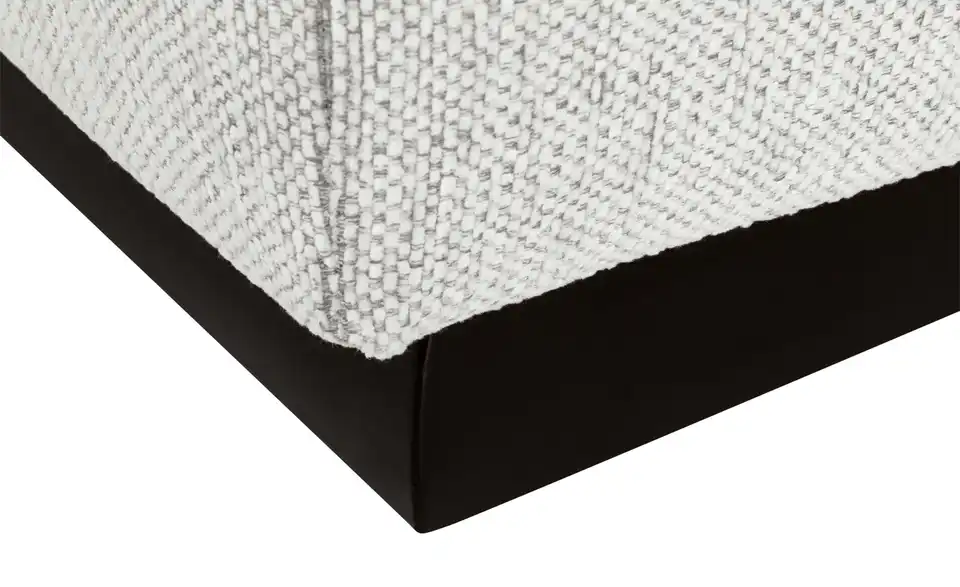 SOHO Ecksofa Paulina weiß - Webstoff, Detailansicht