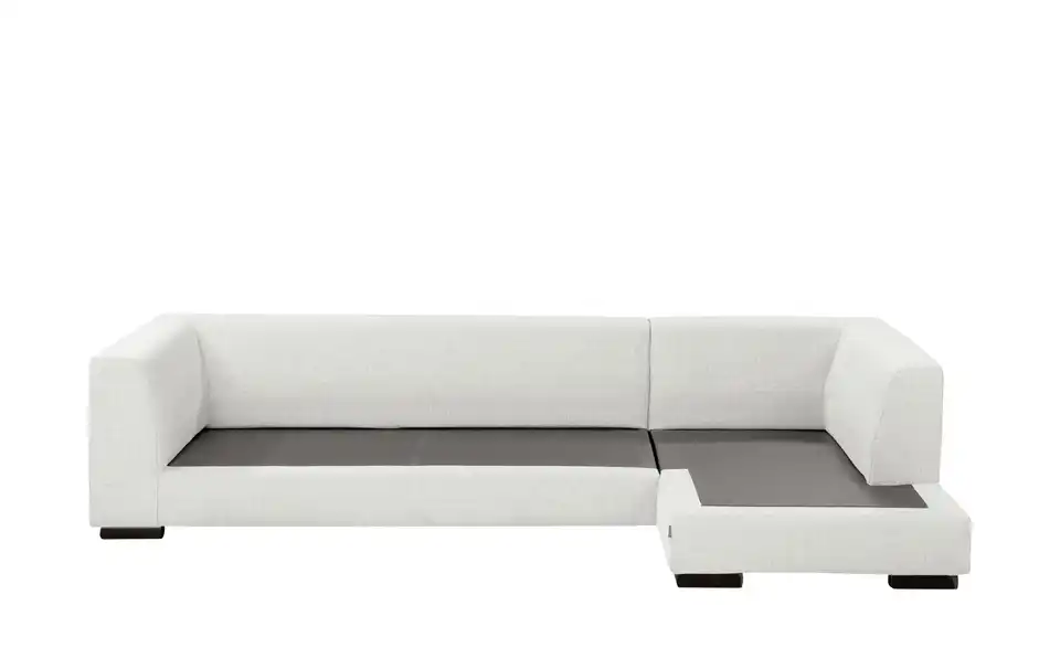 SOHO Ecksofa Paulina weiß - Webstoff, Funktionsansicht