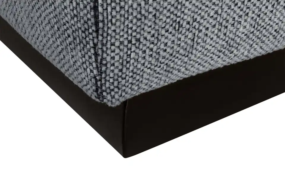 SOHO Ecksofa Paulina hellgrau - Webstoff, Detailansicht