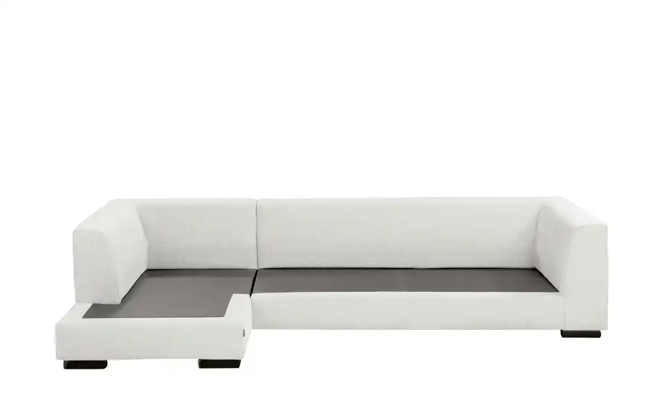 SOHO Ecksofa Paulina weiß - Webstoff, Funktionsansicht