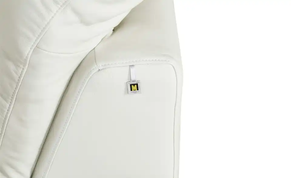 W.SCHILLIG Ledersofa Saraa creme - Leder, Qualitätssiegel