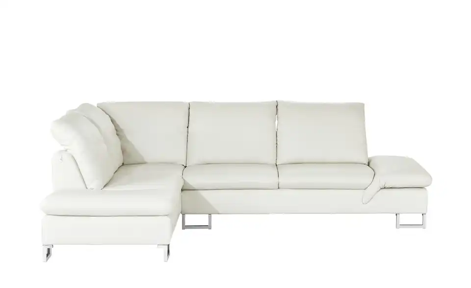 W.SCHILLIG Ledersofa creme - Leder Saraa
