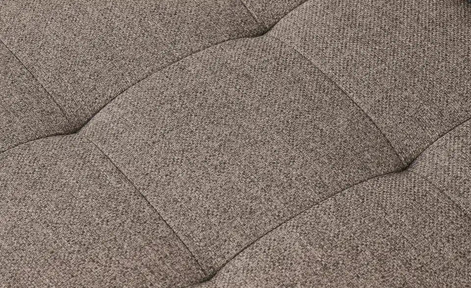Ecksofa | Moccabraun / Dunkelbeige