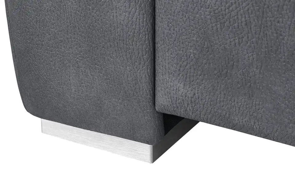meinSofa Ecksofa Ivonne-S grau - Mikrofaser, Detailansicht