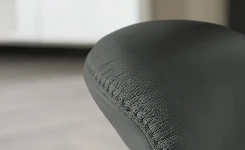 himolla Leder-Relaxsessel 7628 schwarz - Leder, Detailansicht