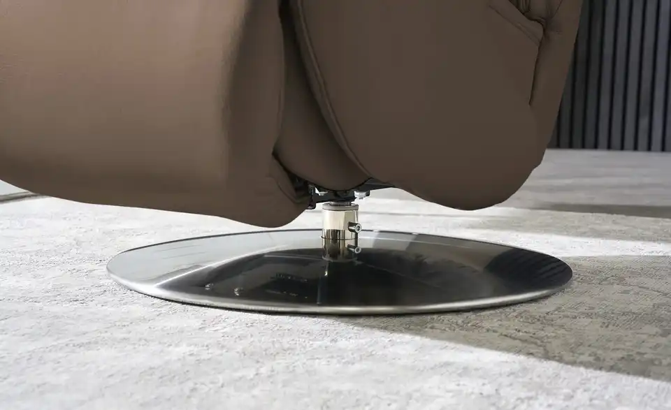 himolla Leder-Relaxsessel 7628 braun - Leder, Detailansicht