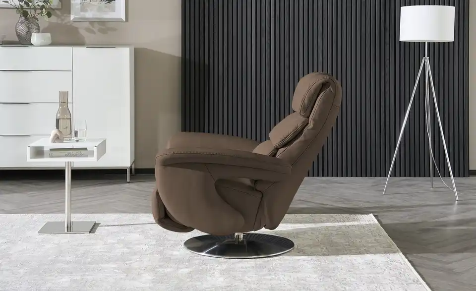 himolla Leder-Relaxsessel 7628 braun - Leder, Funktionsansicht