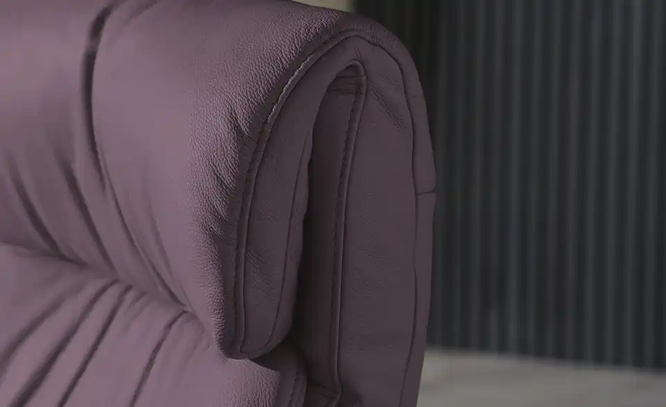 himolla Leder-Relaxsessel 7628 lila - Leder, Detailansicht