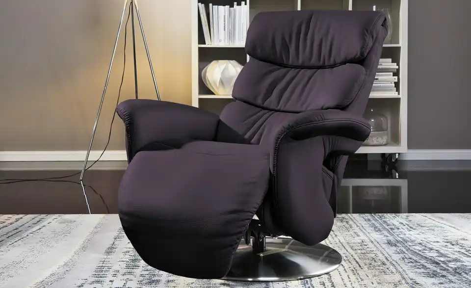himolla Leder-Relaxsessel 7628 lila - Leder, in Wohnsituation