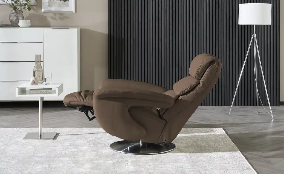 himolla Leder-Relaxsessel 7628 braun - Leder, Funktionsansicht