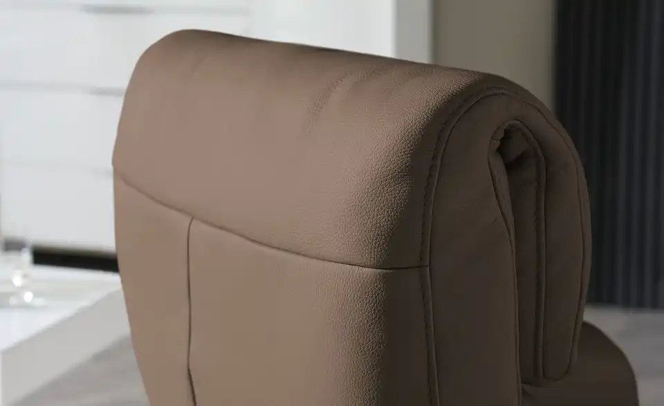 himolla Leder-Relaxsessel 7628 braun - Leder, Detailansicht