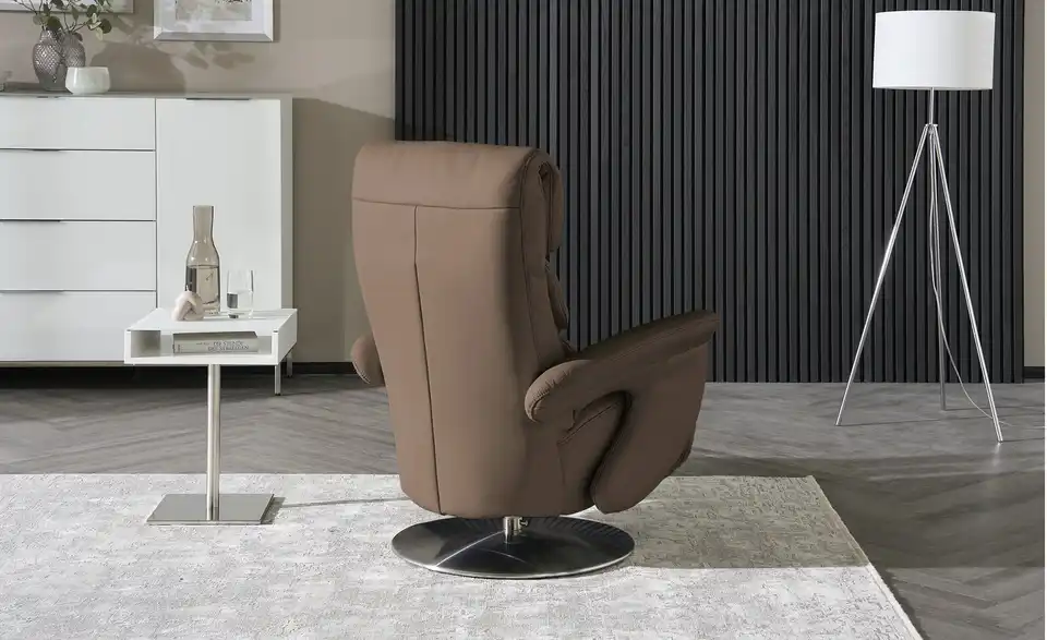 himolla Leder-Relaxsessel 7628 braun - Leder, Rückansicht