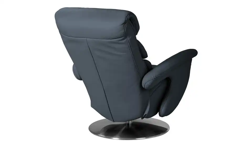 himolla Leder-Relaxsessel 7628 blau - Leder, Rückansicht