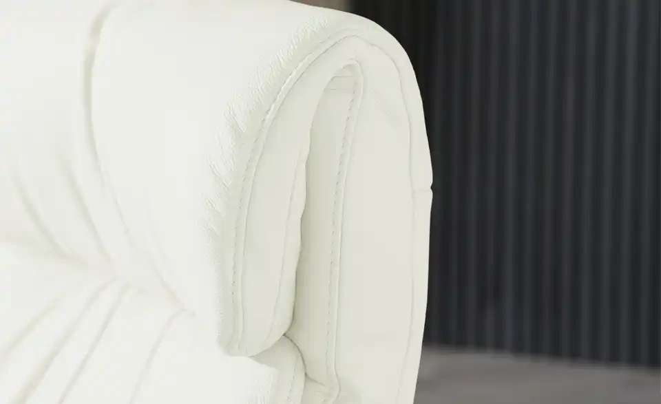 himolla Leder-Relaxsessel 7628 weiß - Leder, Detailansicht
