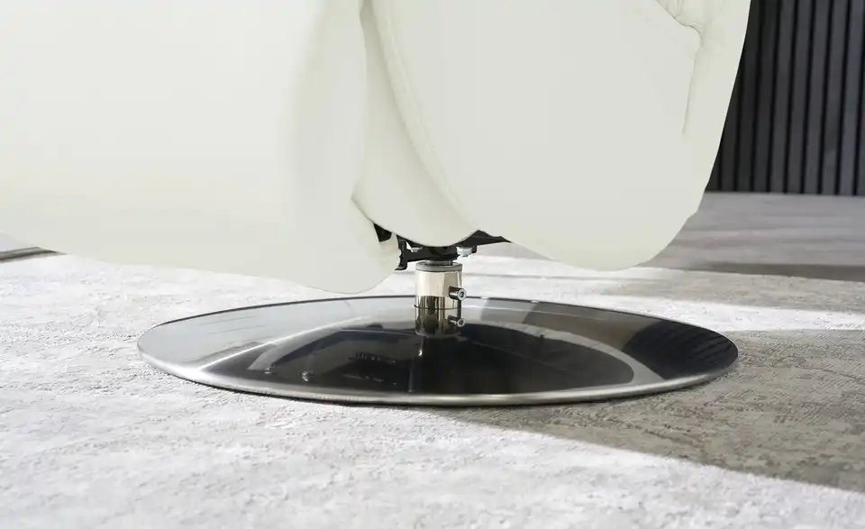 himolla Leder-Relaxsessel 7628 weiß - Leder, Detailansicht