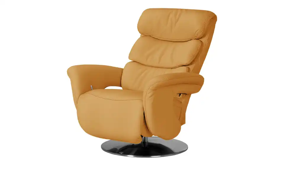 himolla Leder-Relaxsessel 7628 gelb - Leder, Perspektive