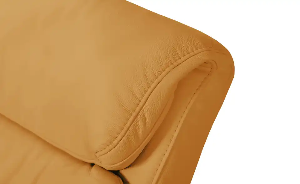himolla Leder-Relaxsessel 7628 gelb - Leder, Detailansicht