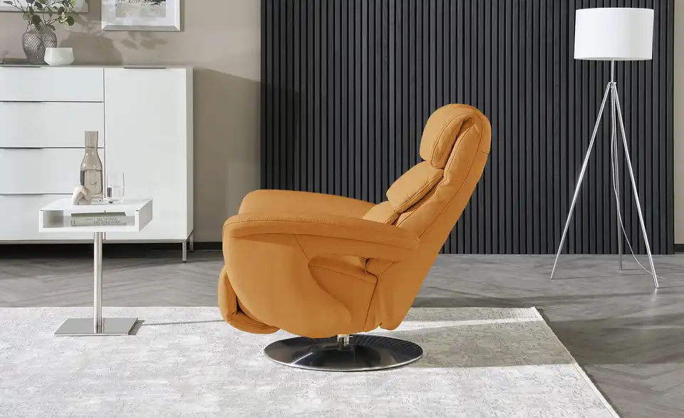 himolla Leder-Relaxsessel 7628 gelb - Leder, Funktionsansicht