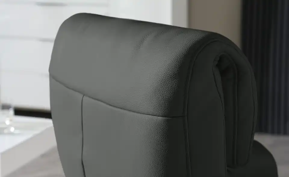 himolla Leder-Relaxsessel 7628 schwarz - Leder, Detailansicht