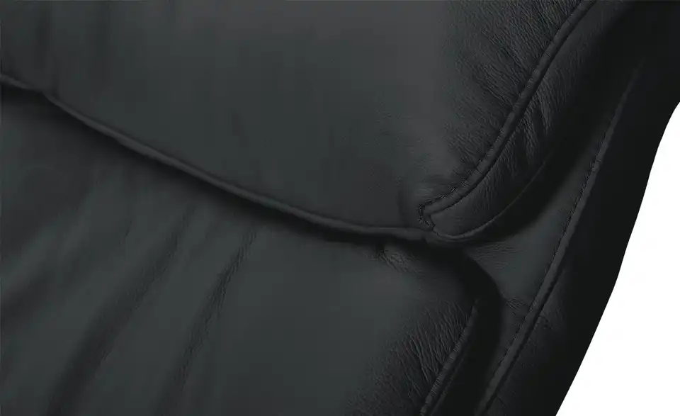 himolla Leder-Relaxsessel 7628 schwarz - Leder, Detailansicht