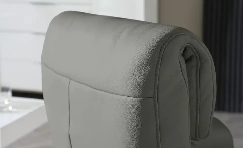 himolla Leder-Relaxsessel 7628 grau - Leder, Detailansicht