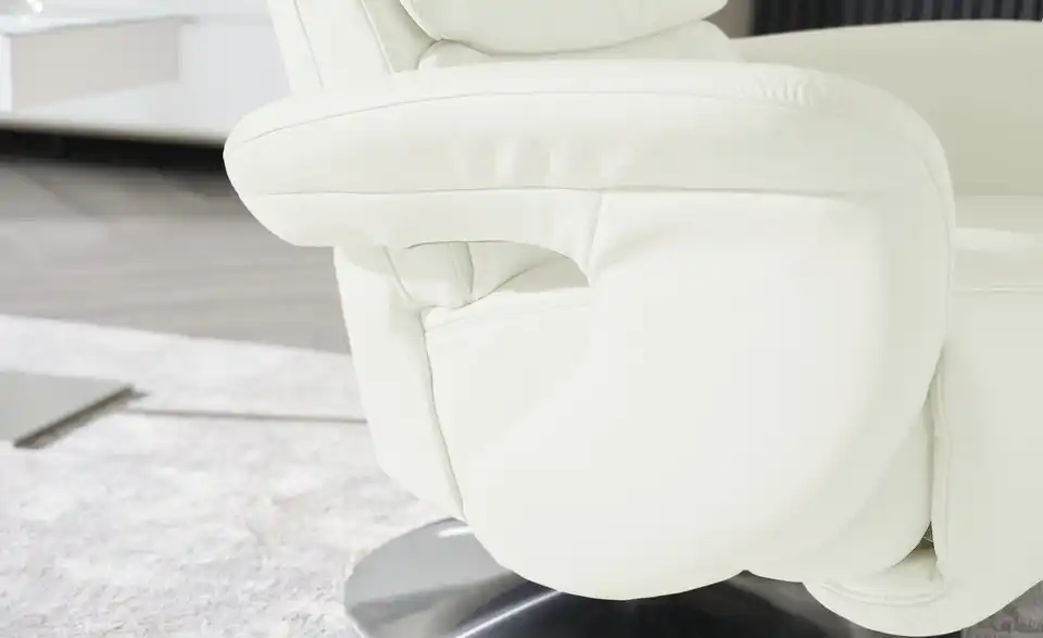himolla Leder-Relaxsessel 7628 weiß - Leder, Detailansicht