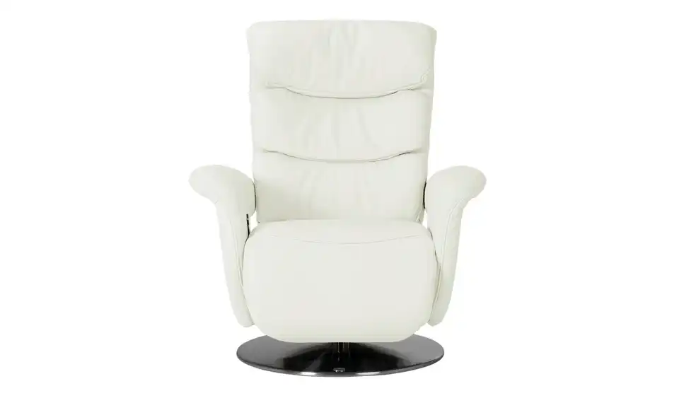 himolla Leder-Relaxsessel 7628 weiß - Leder, Frontansicht