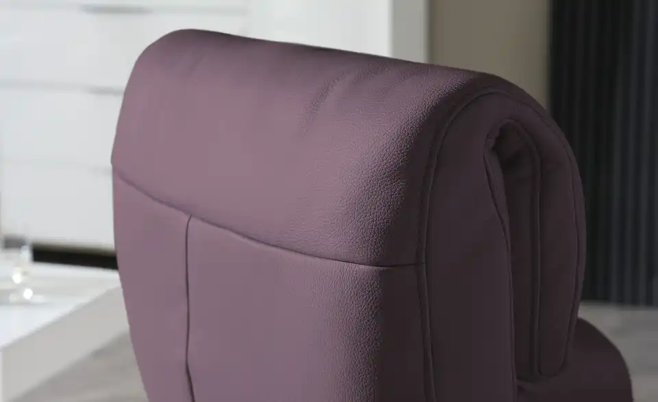 himolla Leder-Relaxsessel 7628 lila - Leder, Detailansicht