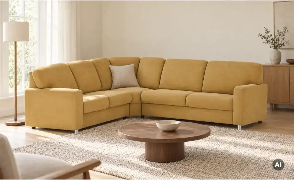 smart Ecksofa Valencia, in Wohnsituation