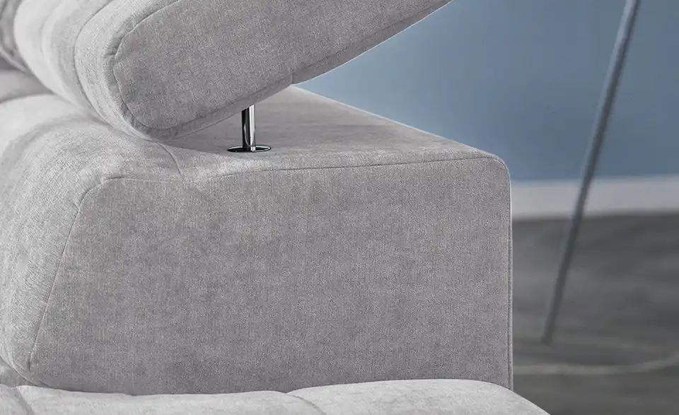Ecksofa Arte mit verstellbaren Kopfstützen, Funktionsansicht