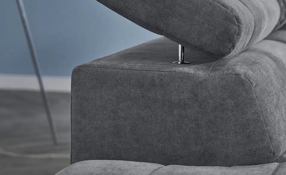 Ecksofa Arte mit verstellbaren Kopfstützen, Funktionsansicht
