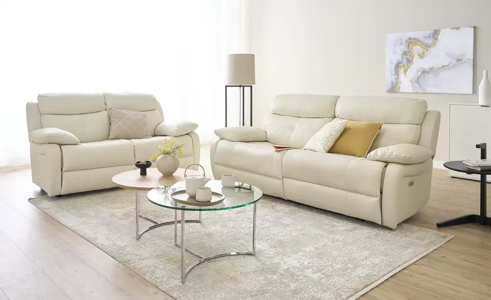 uno Sitzgruppe Adele mit elektrischer Relaxfunktion, in Wohnsituation