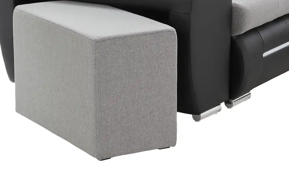 Ecksofa Emma mit Beleuchtung und Schlaffunktion, Detailansicht