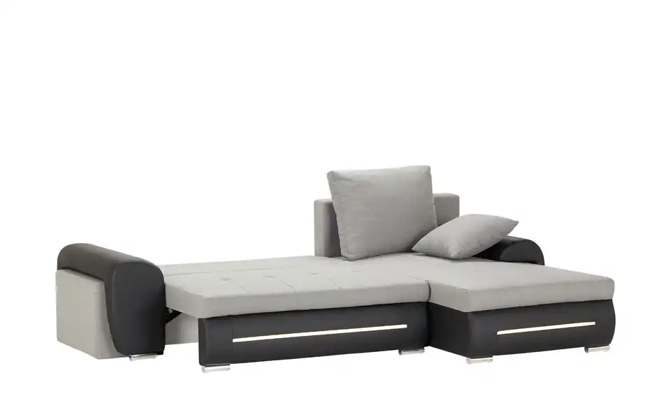 Ecksofa Emma mit Beleuchtung und Schlaffunktion, Beleuchtet