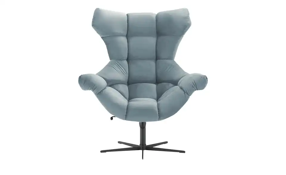 switch Sessel Sensi aus Samt, Frontansicht