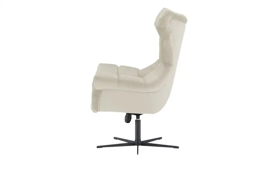 switch Sessel Sensi aus Samt, Profilansicht