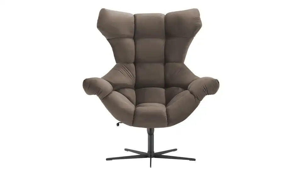 switch Sessel Sensi aus Samt, Frontansicht